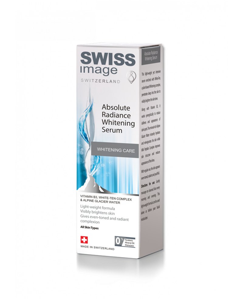 Swiss Image Absolute Radiance Whitening Serum - 30ml | سويس إميج سيروم تفتيح للبشرة بالنياسيناميد - 30 مل