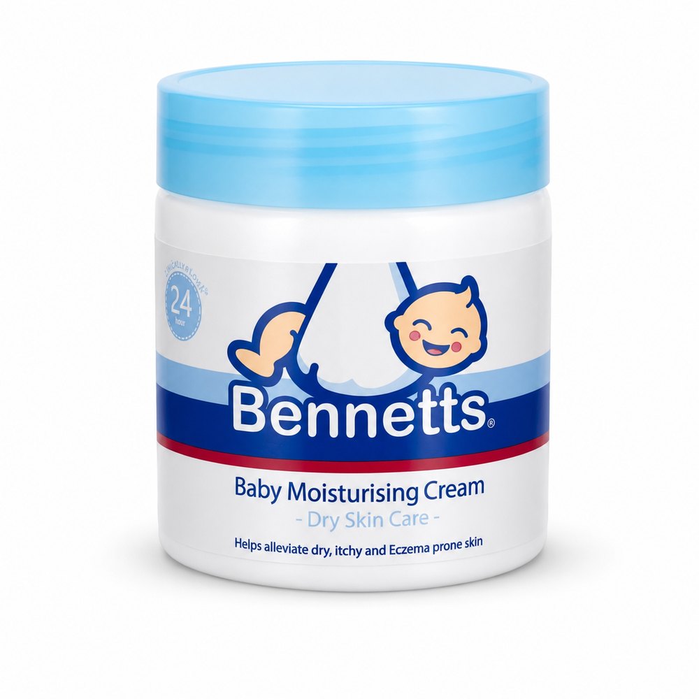 Bennetts Baby Moisturising Cream Dry Skin Care - 500ml | بينيتس كريم للأطفال مناسب للبشرة الجافة - 500 مل