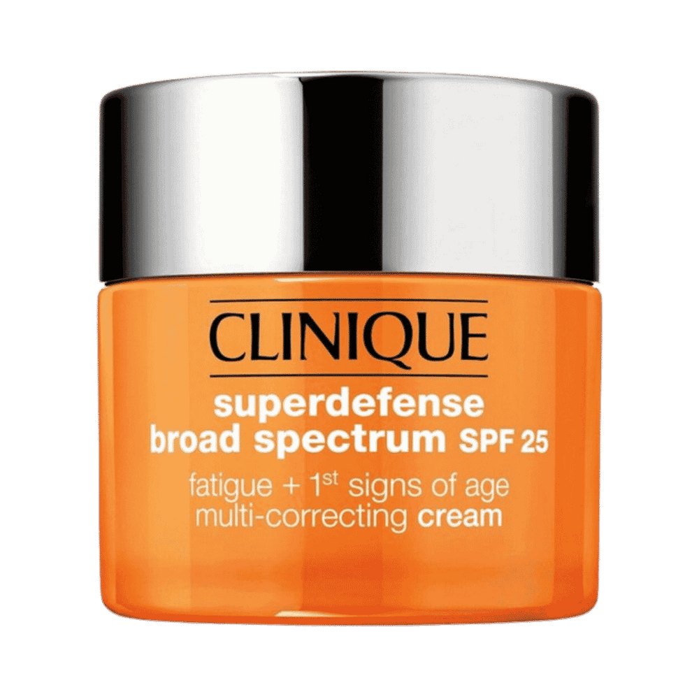 Clinique Superdefense SPF 25 Fatigue + 1st Signs Of Age Multi-Correcting Cream - 50ml | كلينك كريم نهاري مع عامل حماية شمسي لعلامات التقدم بالعمر - 50 مل