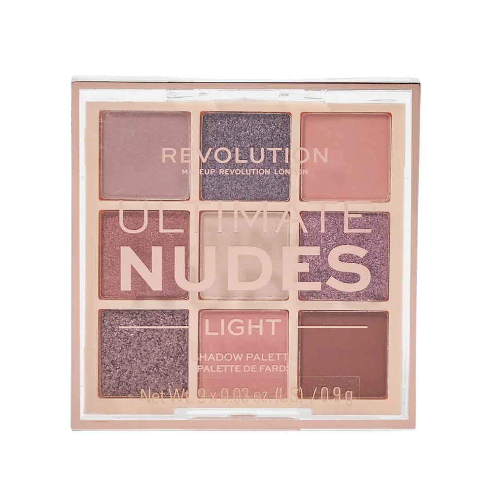 Revolution Makeup Revolution Ultimate Nudes Shadow Palette Light - 0.9g | ريفلوشن باليت اي شادو نيود لايت - 0.9 غ