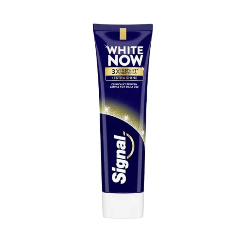 Signal White Now 3X Instant Whitening +Extra Shine - 75ml | سكنال وايت ناو 3X – تبييض فوري إضافي ولمعان مكثف – 75 مل