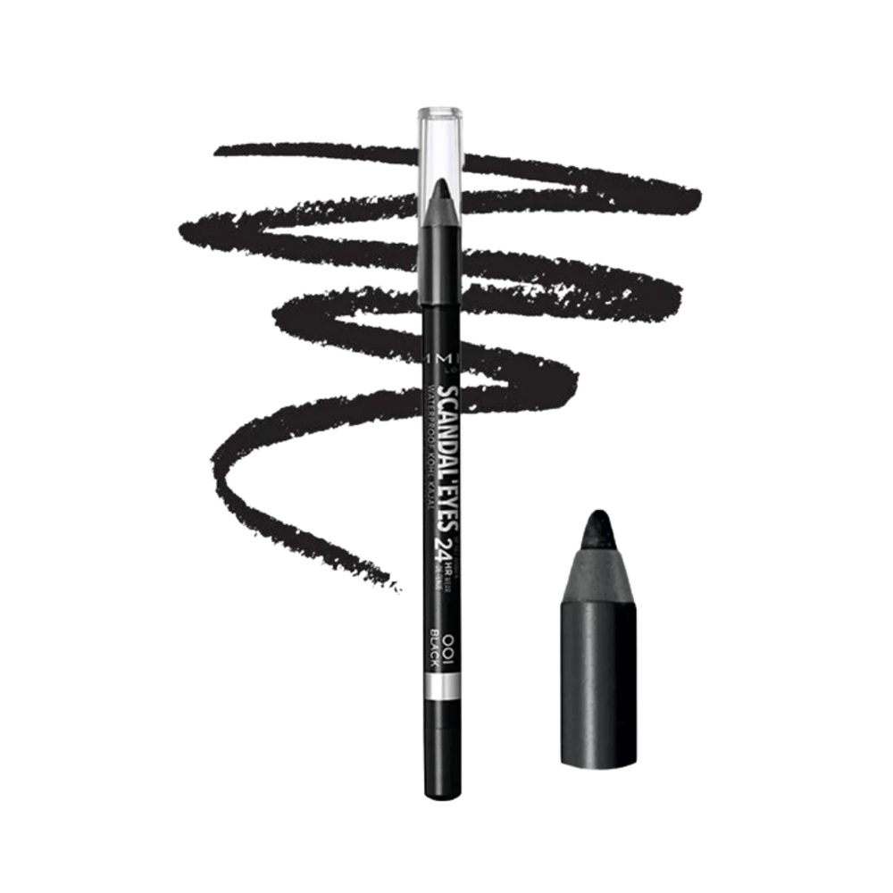 RIMMEL Scandal Eyes Waterproof Kohl Kajal - 1.3g| ريميل قلم كحل مقاوم للماء-1.3غرام