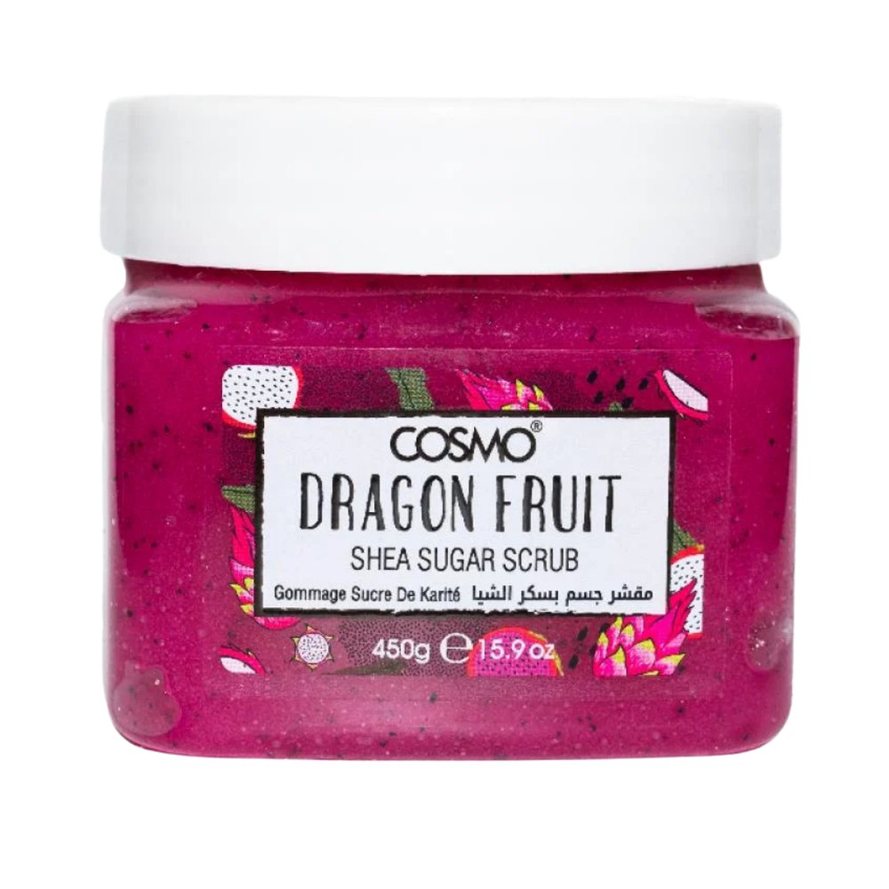 Cosmo Dragon Fruit Shea Sugar Scrub - 450g| كوزمو مقشر للجسم -450 غرام