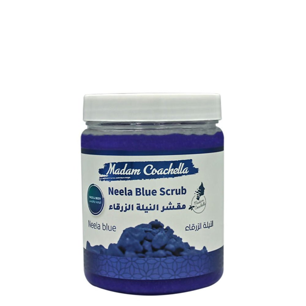 Madam Coachella Neela Blue Scrub For Foot & Body - 1200G | مدام كوتشيلا مقشر النيلة الزرقاء للجسم - 1200 غرام
