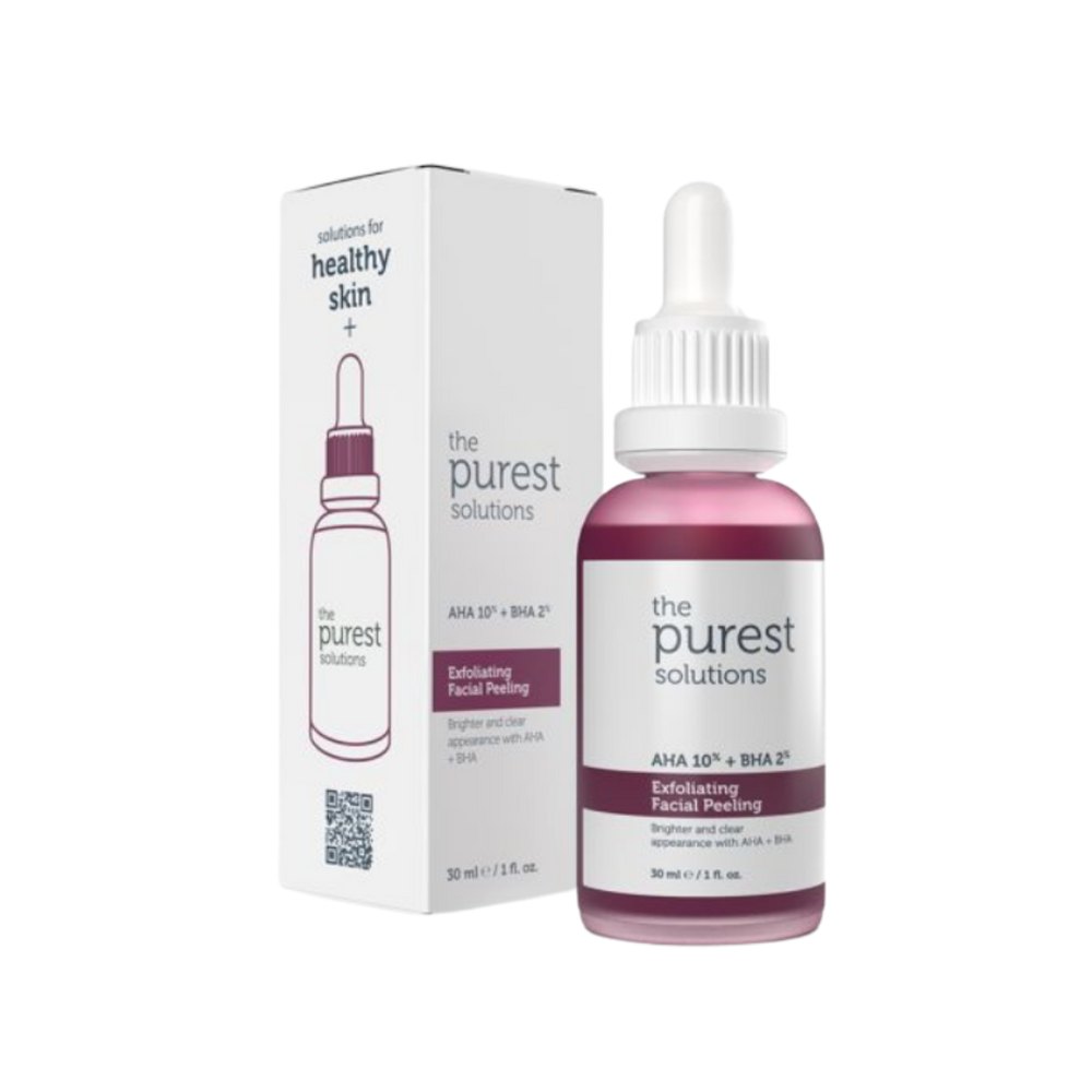 The Purest Solutions Exfoliating Facial Peeling - 30ml | ذا بيورست سيروم مقشر الأحماض - 30 مل