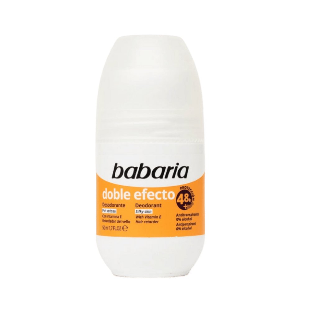 BABARIA Deodorant Roll On Double Effect - 50ml | باباريا رول مزيل تعرق بتأثير ثنائي - 50 مل