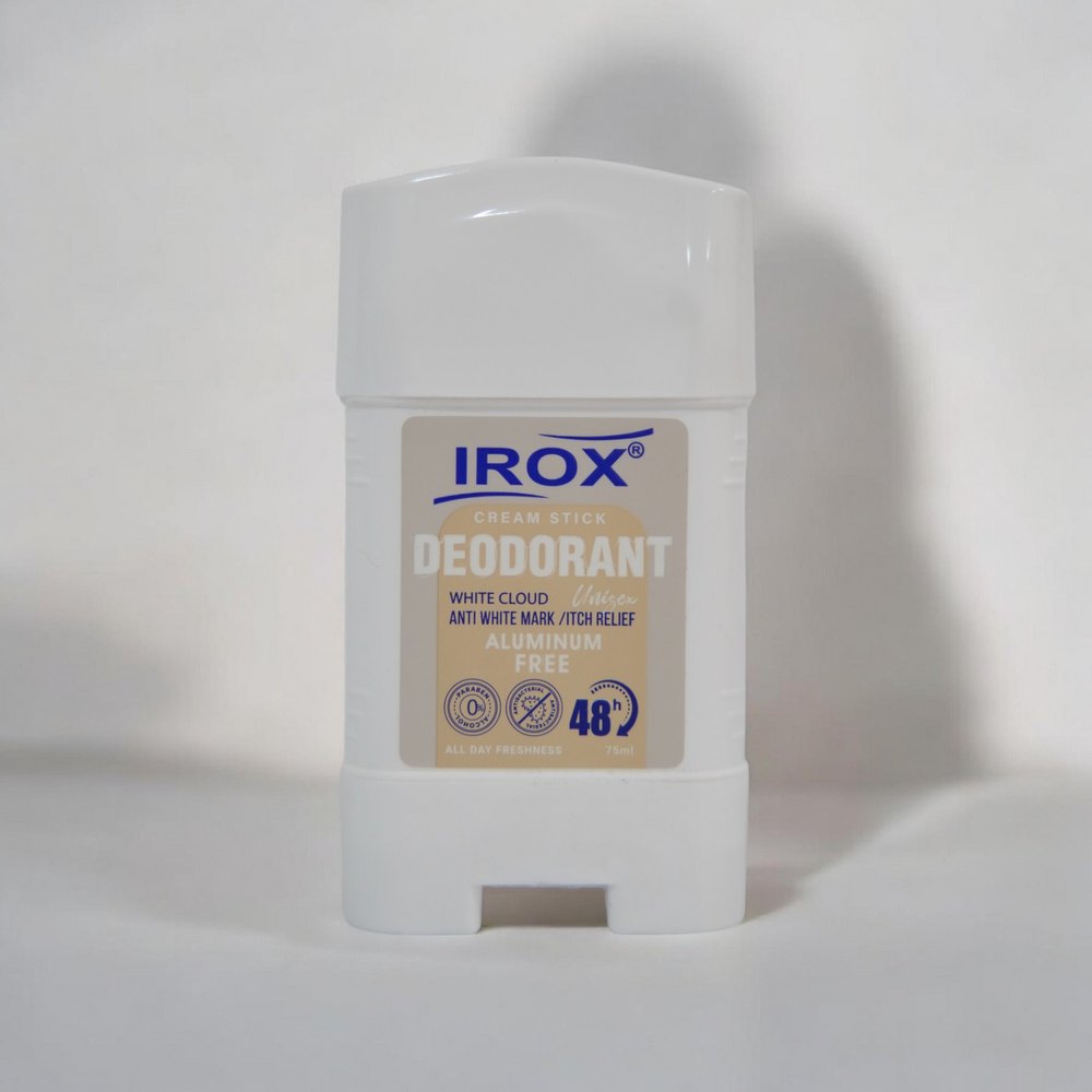 Irox white cloud deodorant women - 75ml | ايروكس مزيل عرق كريمة سحاب أبيض - 75مل