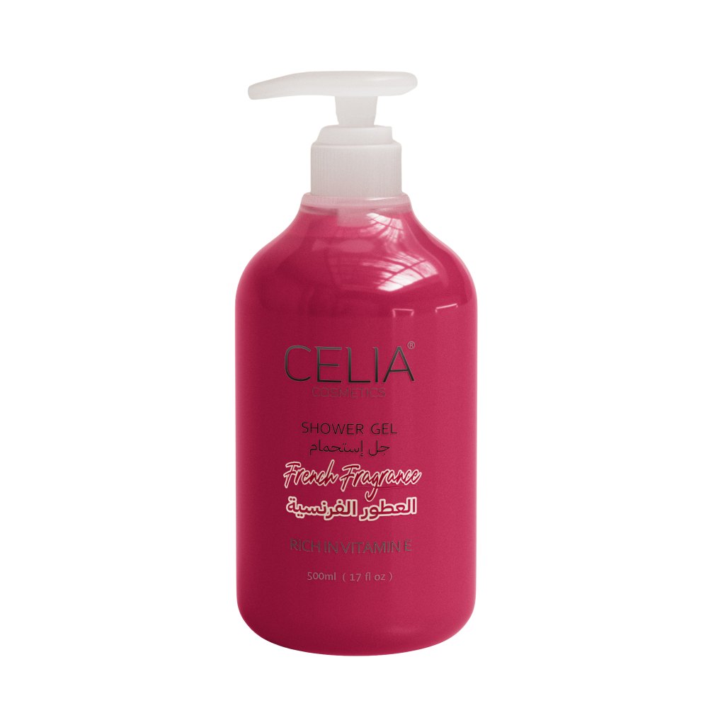 CELIA Cosmetics Shower Gel Rich In Vitamins - 500ml | سيليا جل استحمام العطور الفرنسية - 500 مل