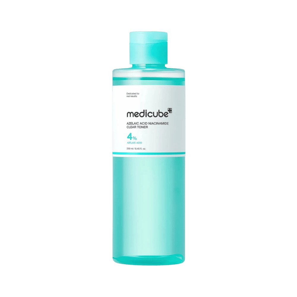 MEDICUBE 4% AZELAIC ACID NIACINAMIDE CLEAR TONER - 250ml |ميدي كيوب تونر بحمض الأزيليك 4٪ ونياسيناميد – 250 مل