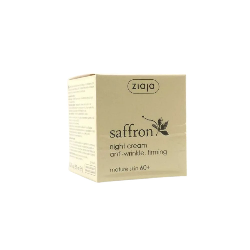 Ziaja Saffron Night Cream Anti Wrinkle Firming - 50ml | جايا كريم ليلي مضاد للتجاعيد - 50 مل
