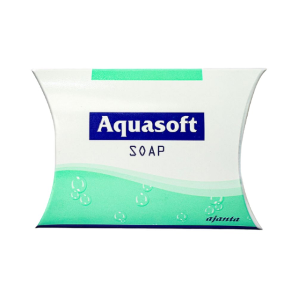 Ajanta Aquasoft Cream Soap - 75g | اجانتا أكواسوفت صابونة للوجه وللجسم - 75 غ