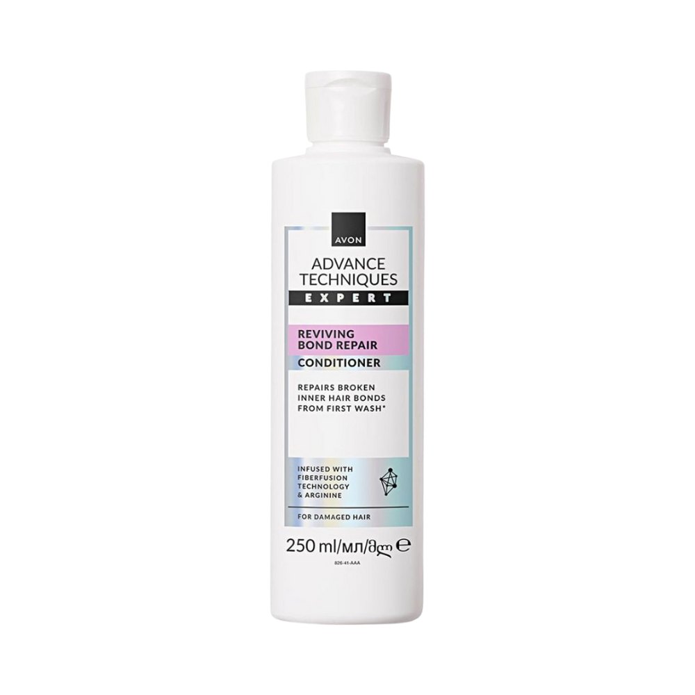 Avon Reviving Bond Repair Conditioner Cruelty-free Advance Techniques Expert - 250ml | أفون بلسم لإصلاح الشعر المتضرر وإعادة الحيوية – 250مل