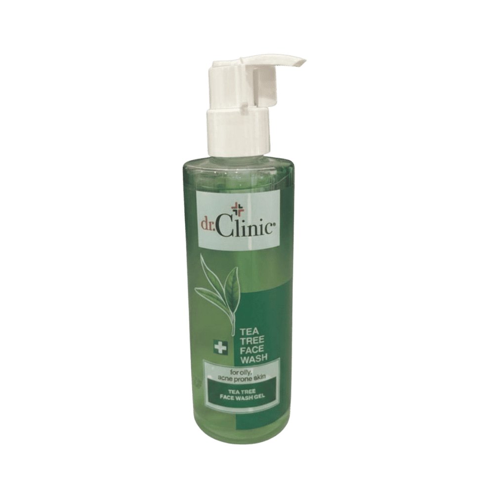 dr.Clinic Clinic Tea Tree Face Wash For Oily Acne Prone - 200ml | دكتور كلينك غسول للوجه للبشرة الدهنية بزيت شجرة الشاي - 200 مل