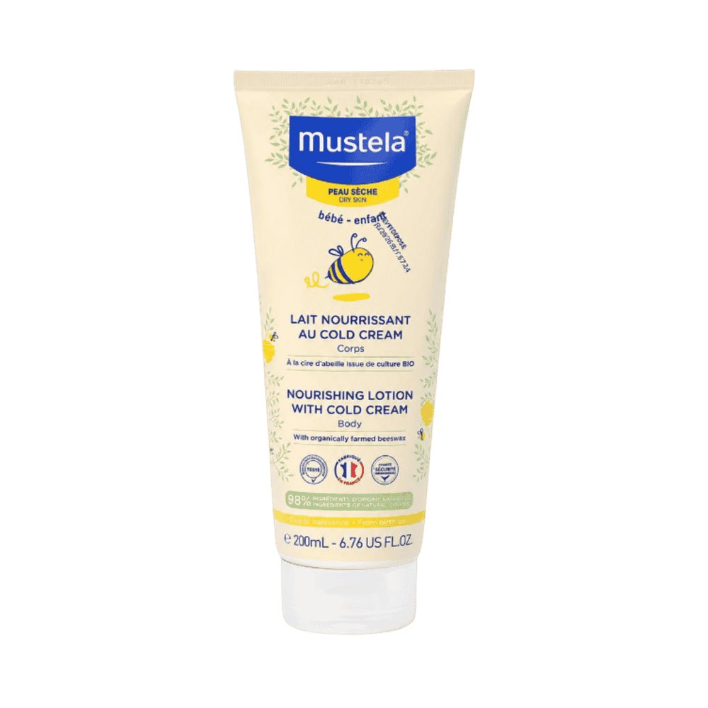 Mustela Nourishing Baby Body Lotion Moisturizing Baby Cream - 200ml | موستيلا لوشن مغذٍ ومرطب لجسم الأطفال – 200 مل
