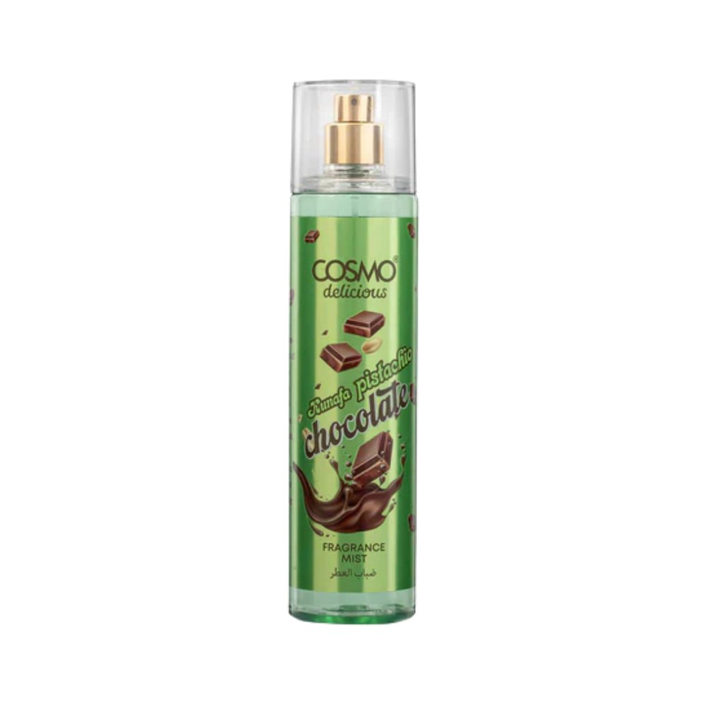 Cosmo Kunafa Pistachio & Chocolate Fragrance Mist - 250ml | كوزمو ميست للجسم برائحة البيستاشيو و الكنافة وشوكولا - 250 مل
