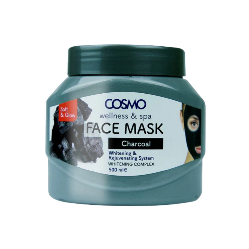 COSMO Face Mask Charcoal - 500ml | كوزمو قناع الفحم للوجه - 500 مل