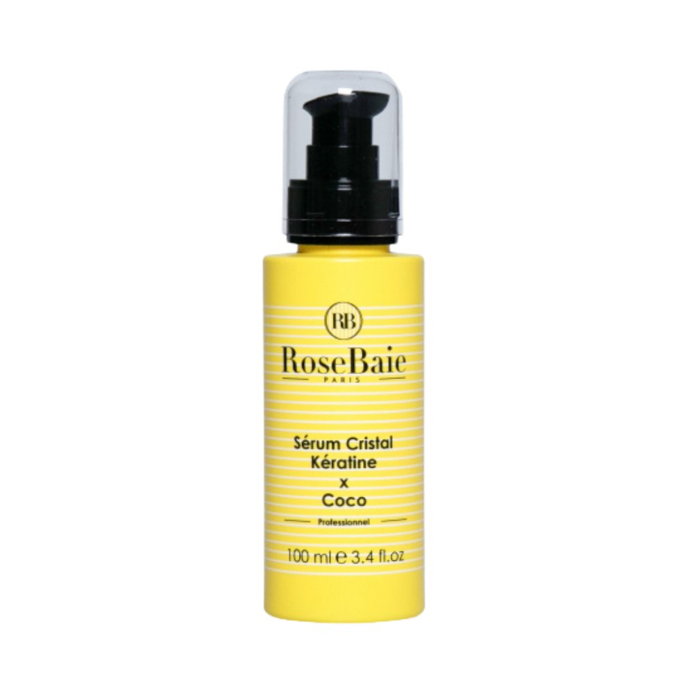 RoseBaie Serum Cristal Keratin x Coco - 100ml | روزباي سيروم كريستال بالكيراتين وجوز الهند – 100 مل