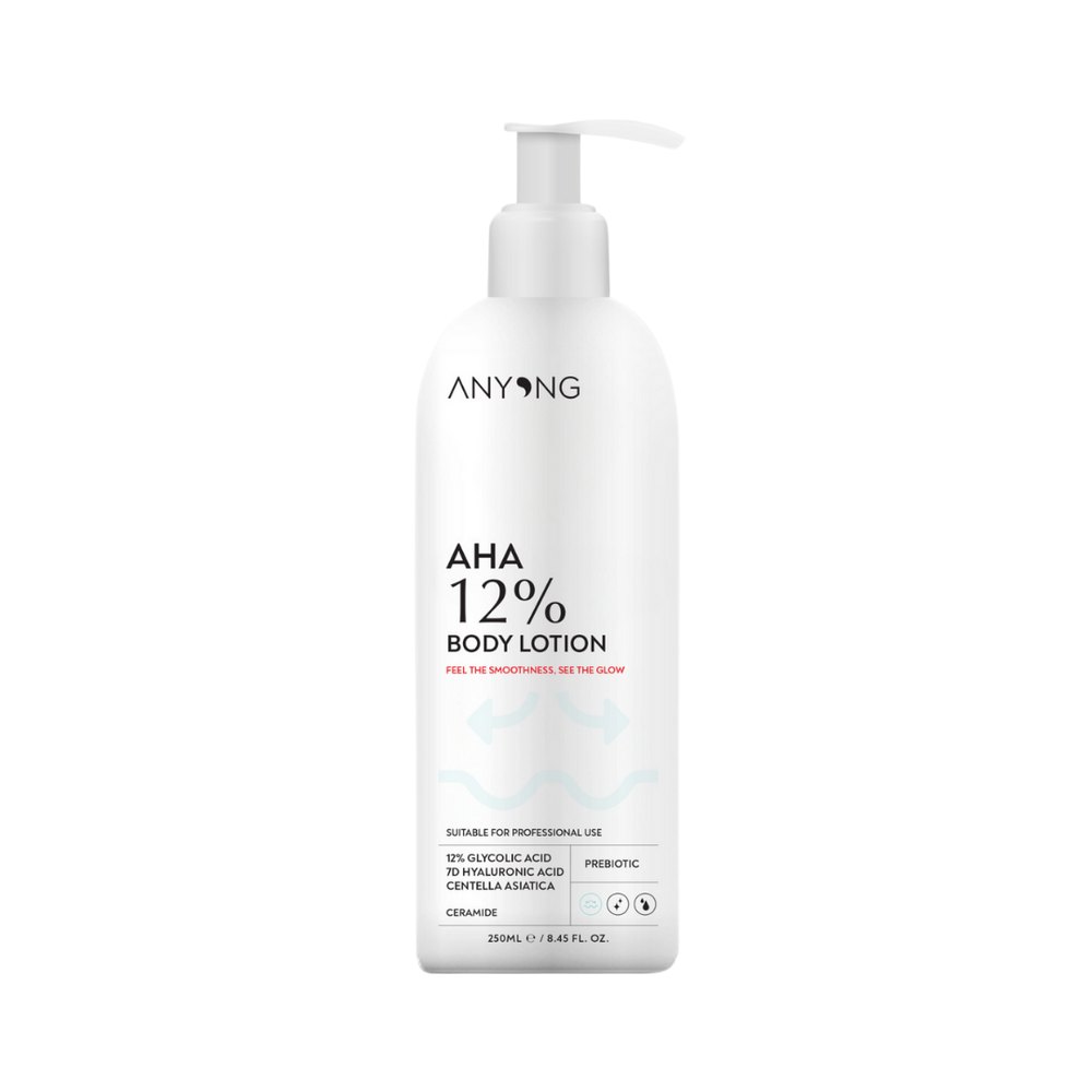 Anyong AHA %12 Body Lotion - 250ml | أنيونغ لوشن للجسم AHA 12% - 250 مل