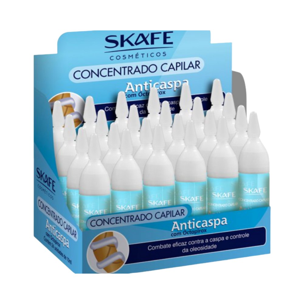 SKAFE Concentrado Capilar Anticaspa (24 x 10Ml) | سكاف أمبولات علاج القشرة - 24*10 مل