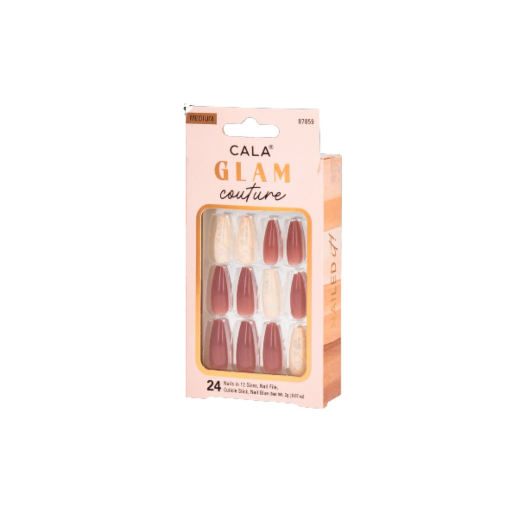 Cala False Nails - Glam Couture 24 Pieces | كالا جلام كوتور أظافر صناعية