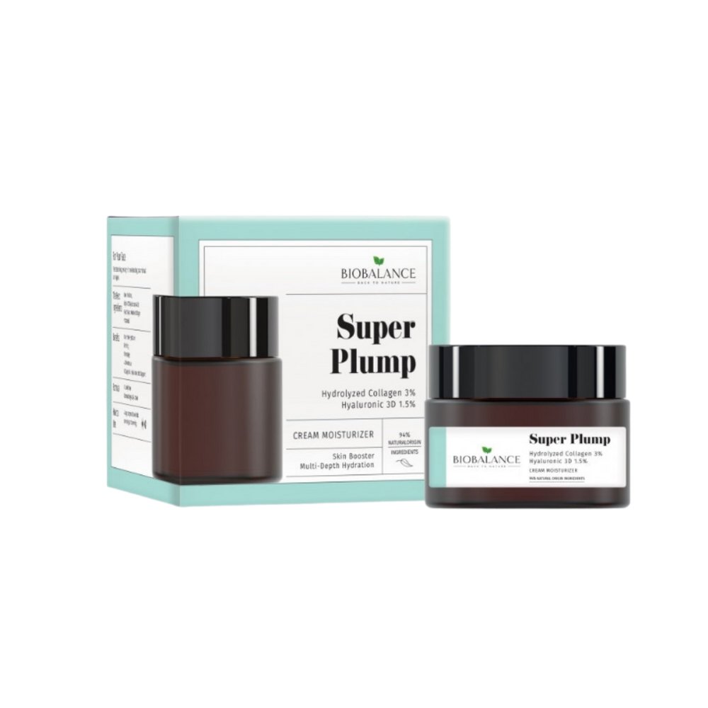Bio Balance Super Plump Smoothing Face Cream With Collagen And Hyaluronic Acid - 50ml | بايو بالانس كريم الوجه بالكولاجين و حمض الهيالورونيك - 50 مل