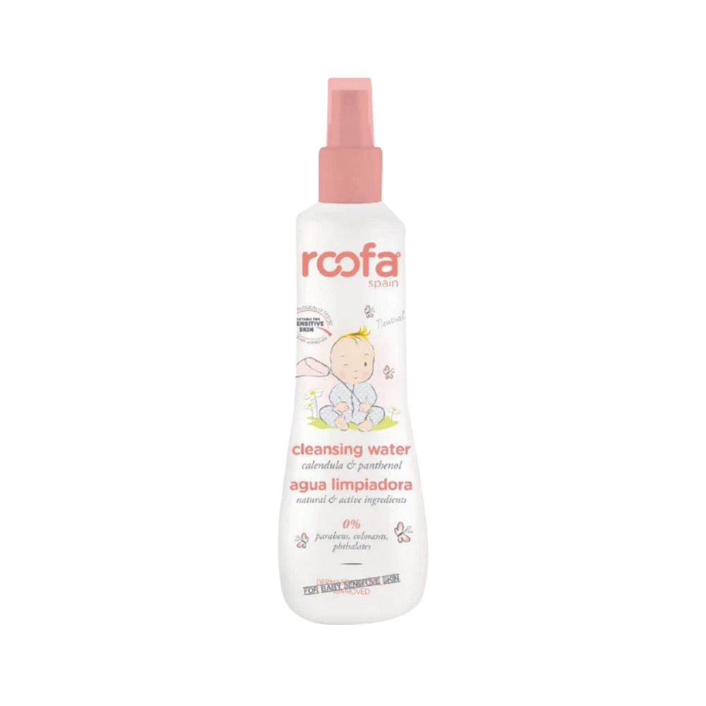 Roofa Baby Cleansing Water - 200ml | روفا ماء لتنظيف البشرة للأطفال - 200 مل