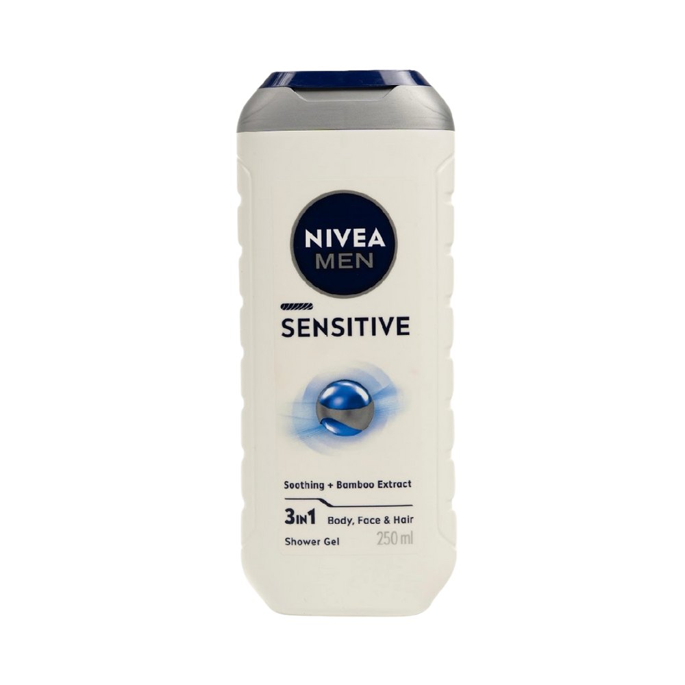 Nivea Men Sensitive Shower Gel - 250 ml | نيفيا شاور جل للرجال للبشرة الحساسة – 250 مل
