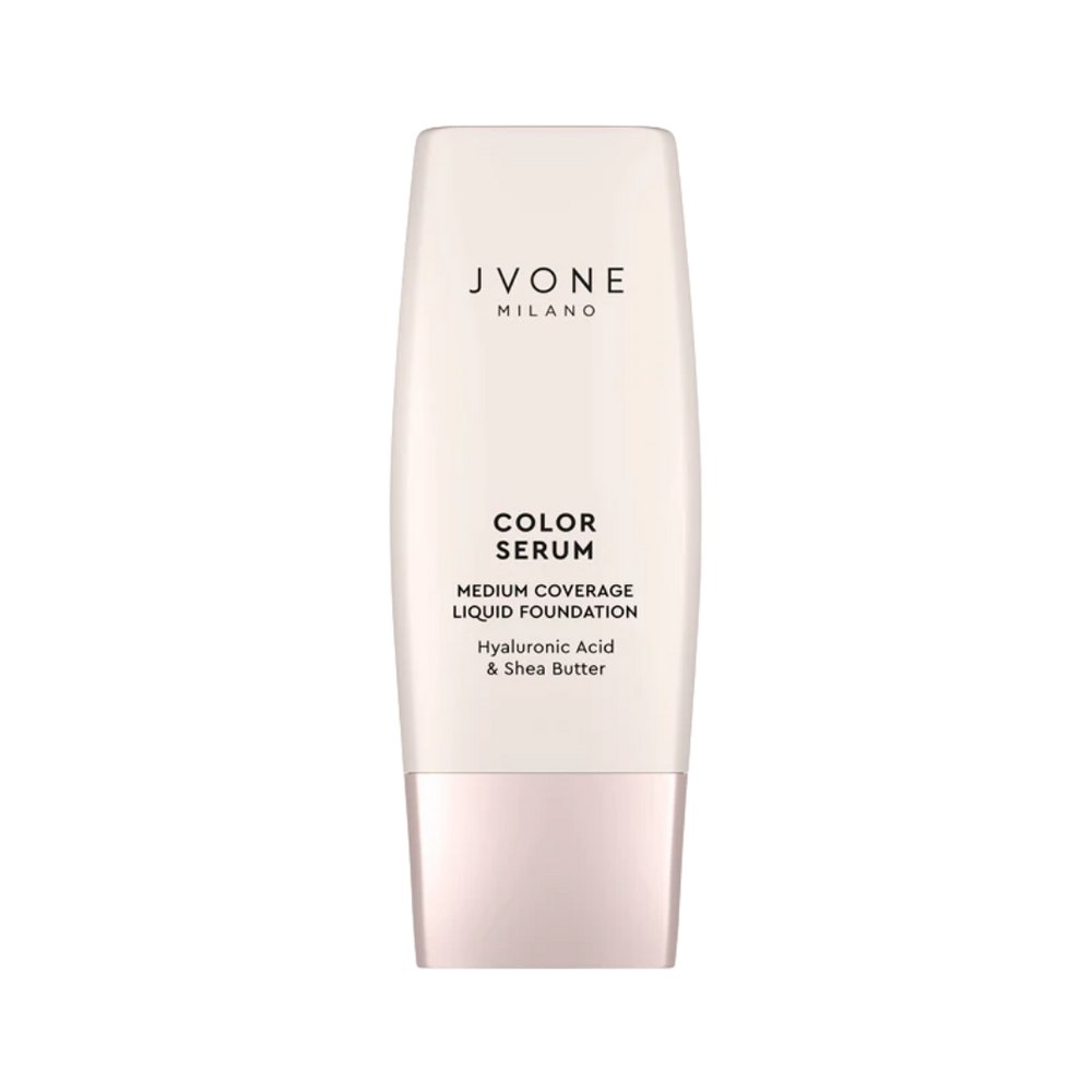 Jvone Milano Color Serum Medium Coverage Liquid Foundation - 30ml | جيفون ميلانو كريم أساس سائل تغطية متوسطة - 30 مل
