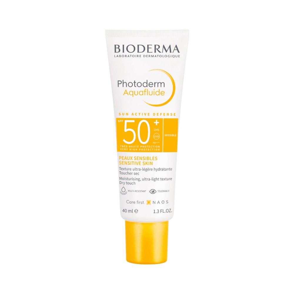 BIODERMA Photoderm Aquafluide Invisible SPF50+ | بيوديرما فوتوديرم أكوافلويد واقي شمس غير مرئي بعامل حماية SPF 50+