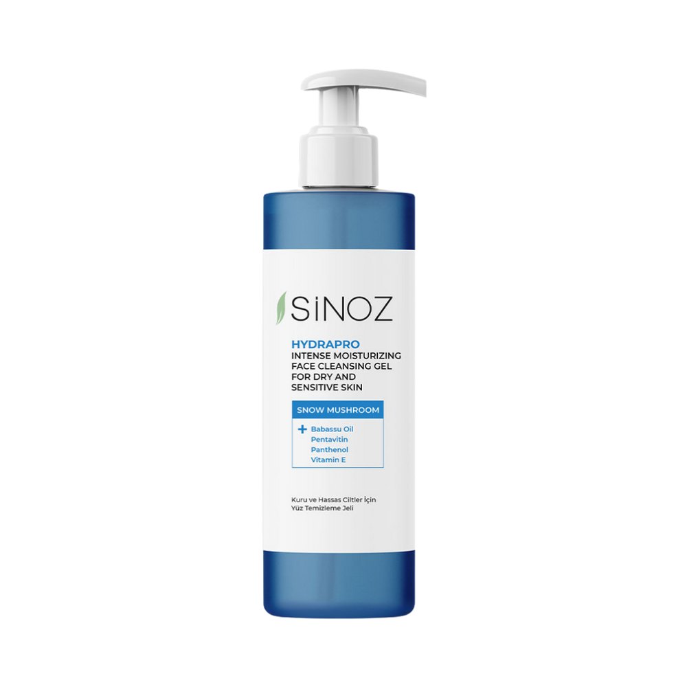 Sinoz Hydrapro Intense Moisturizing Face Cleansing Gel - 400ml | سينوز هيدرا برو جل غسول الوجه المرطب المكثف – 400 مل