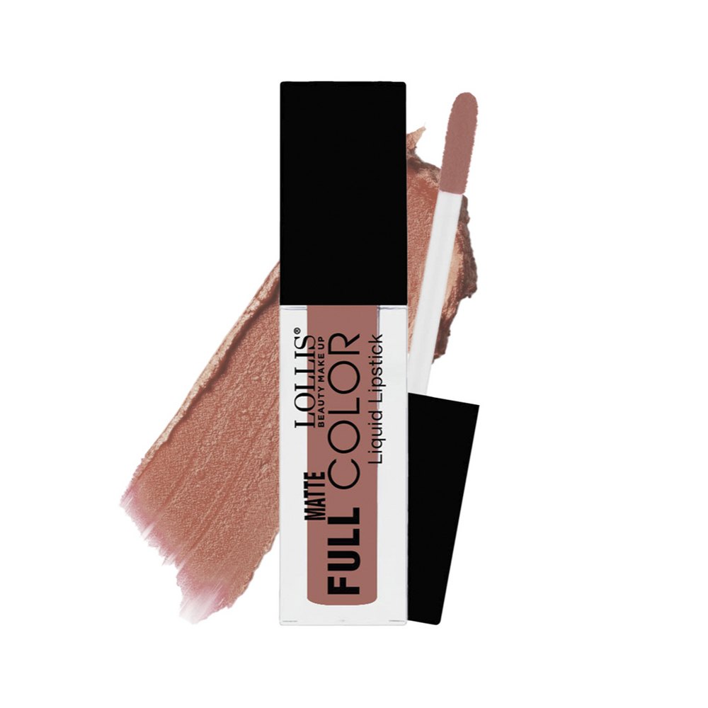 LOLLIS Matt Full Color Liquid Lipstick - 6ml | لوليس أحمر شفاه مات - 6 مل