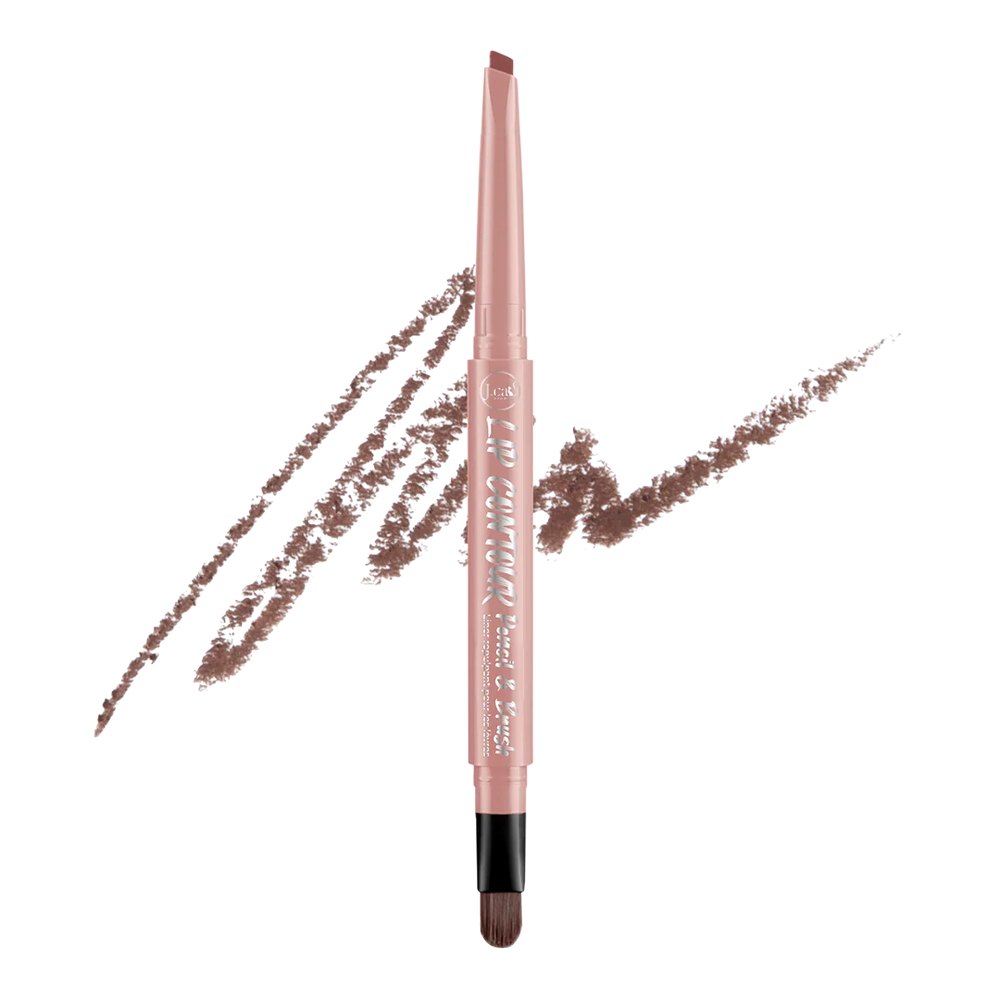 J. Cat Lip Contour Pencil & Brush - 0.22g| جي كات قلم تحديد للشفاه-0.22غرام