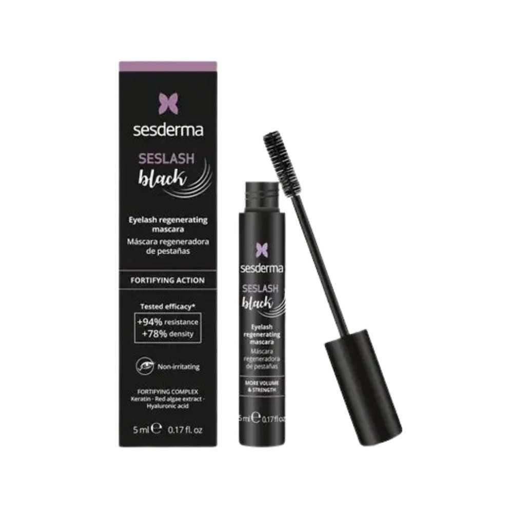 Sesderma Seslash Black Mascara Strengthening Eyelashes - 5ml | سيسديرما ماسكارا لتعزيز قوة الرموش - 5 مل