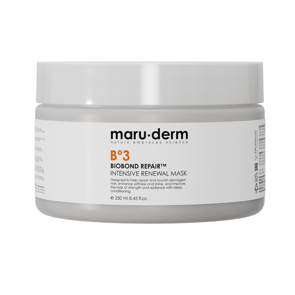 maru.derm BIOBOND REPAIR Intensive Renewal mask - 250ml |ماروديرم ماسك مكثف لتجديد الشعر – 250 مل