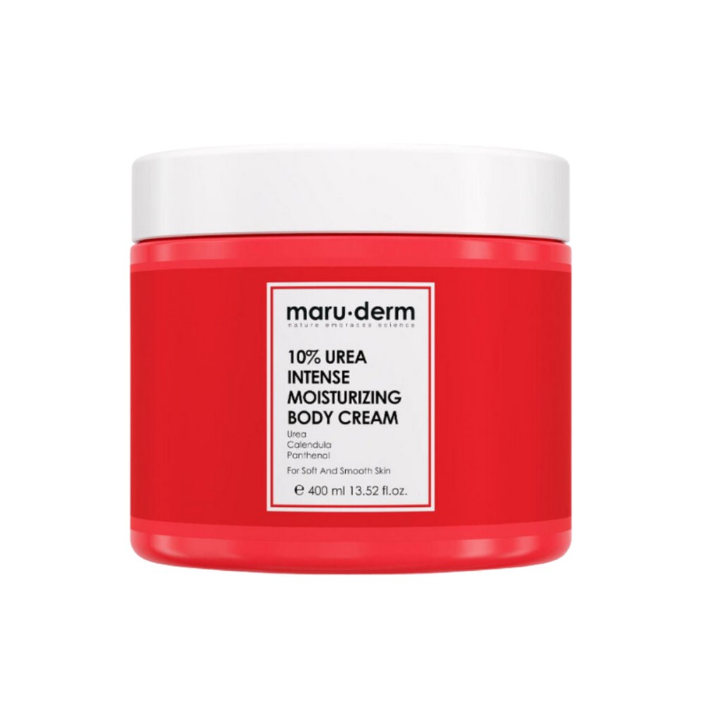 maru.derm %10 Urea Intense Moisturizing Body Cream - 400ml | مارو.ديرم كريم الترطيب العميق للجسن باليوريا 10% - 400 مل