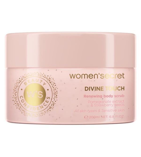 Women’Secret Divine Touch Body Scrub - 200ml | ومن سيكرت مقش للجسم ديفين تاتش - 200 مل