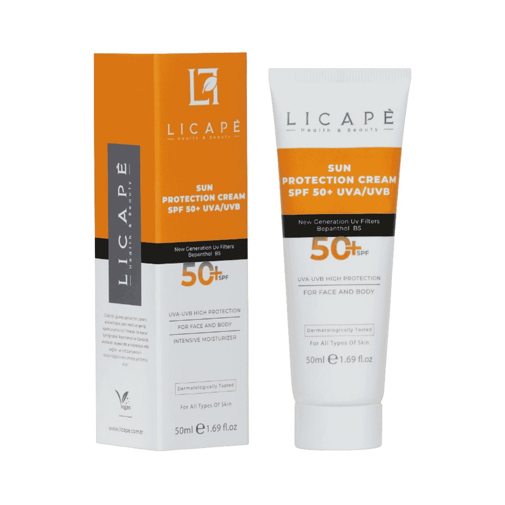 Licape Sun Protection Cream Spf 50+ UVB - 50ml | ليكابي كريم واقي شمسي spf +50 - 50 مل