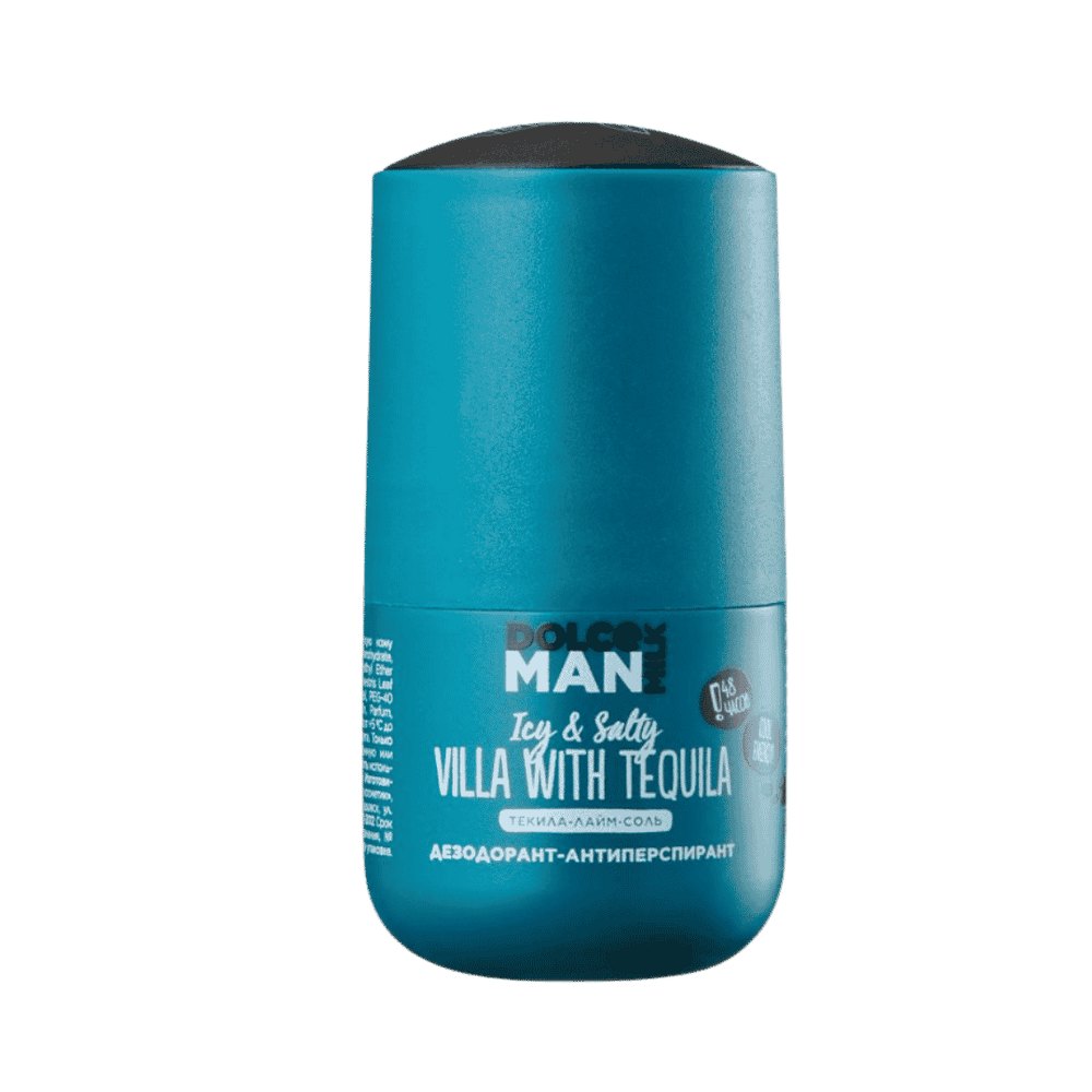 DOLCE MILK Man Icy & Salty Villa With Tequila - 50ml | دولتشي ميلك رول أون مضاد للتعرق فانيليا مع تكيلا - 50مل