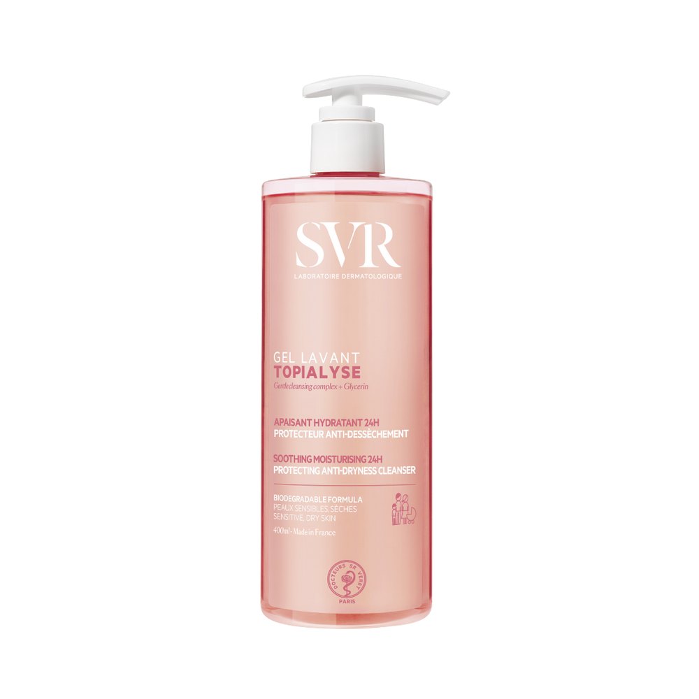SVR Topialyse Cleansing Gel Dry And Sensitive Skins - 400ml | اس في ار غسول للبشرة الجافة و الحساسة - 400 مل