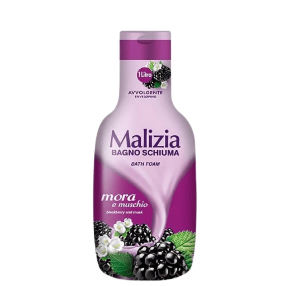 Malizia Blackberry And Musk - 1000ml | ماليزيا شاور جل برائحة التوت الأسود و المسك - 1000 مل