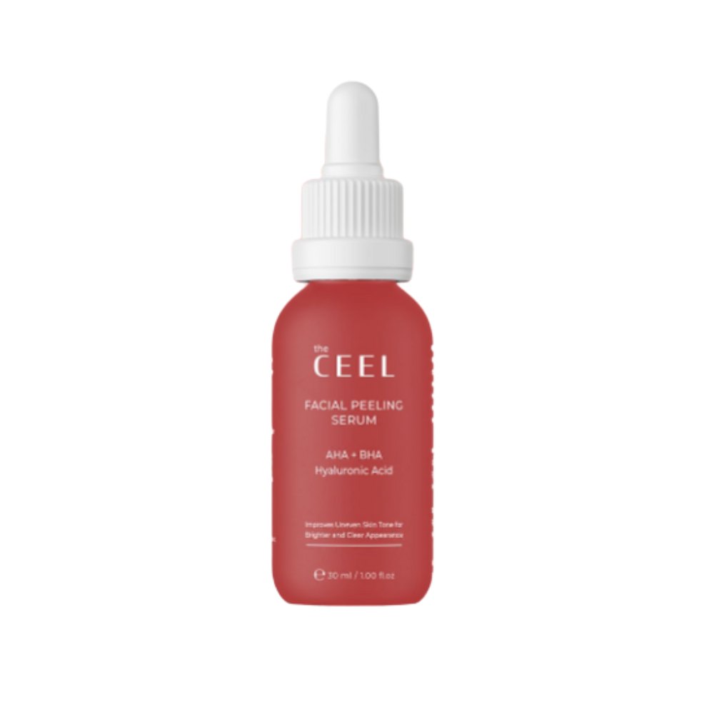 the CEEL Facial Peeling Serum Aha + Bha Hyaluronic Acid - 30ml | ذا سيل سيروم مقشر للوجه - 30 مل