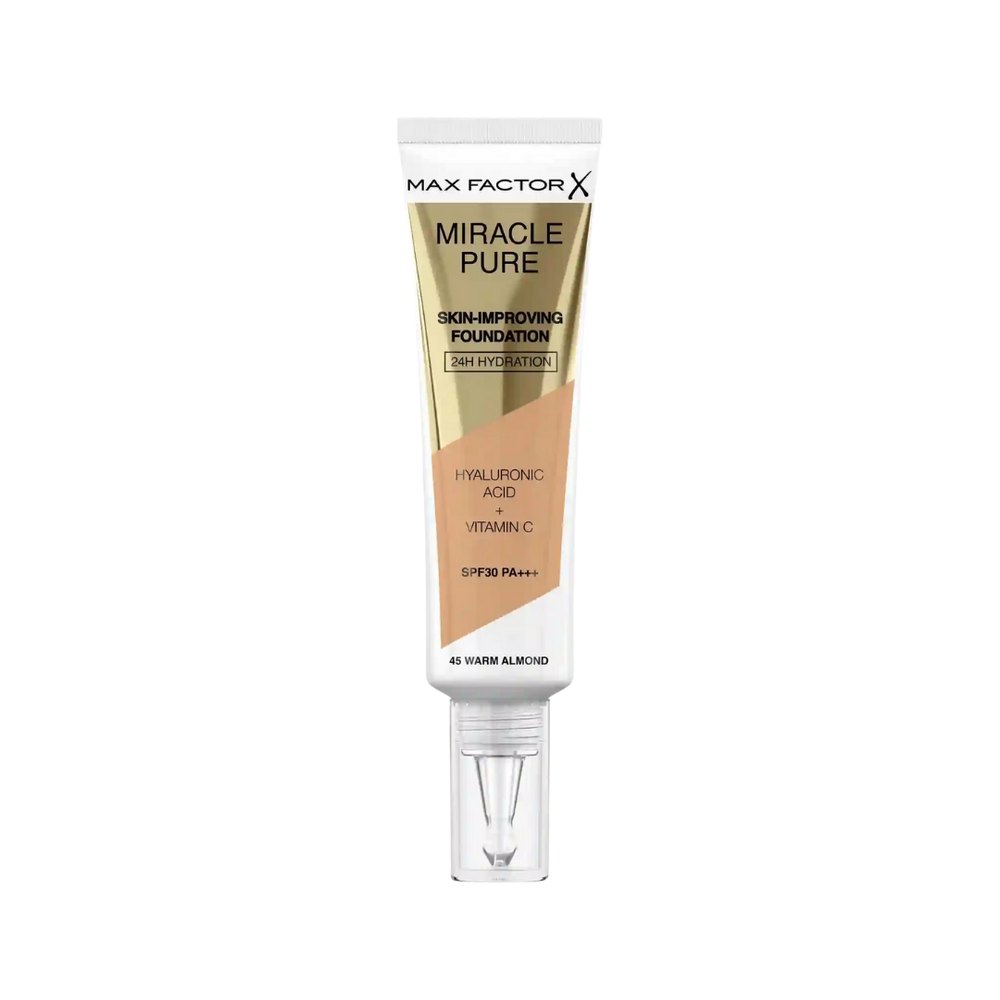MAXFACTOR MIRACLE PURE foundation SPF30 | ماكس فاكتر كريم أساس مع spf30