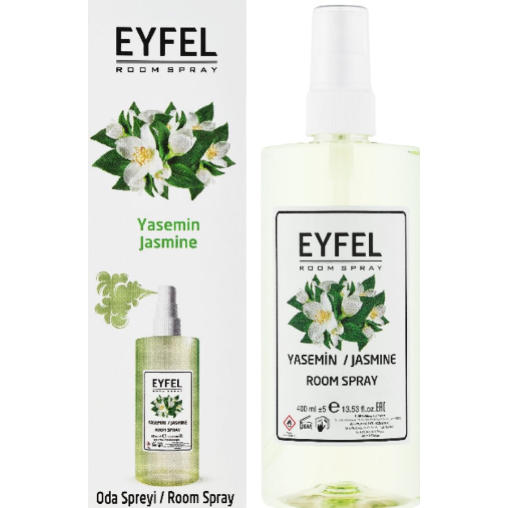 EYFEL Jasmine Room Spray - 400ml | ايفل معطر الجو برائحة الياسمين - 400 مل