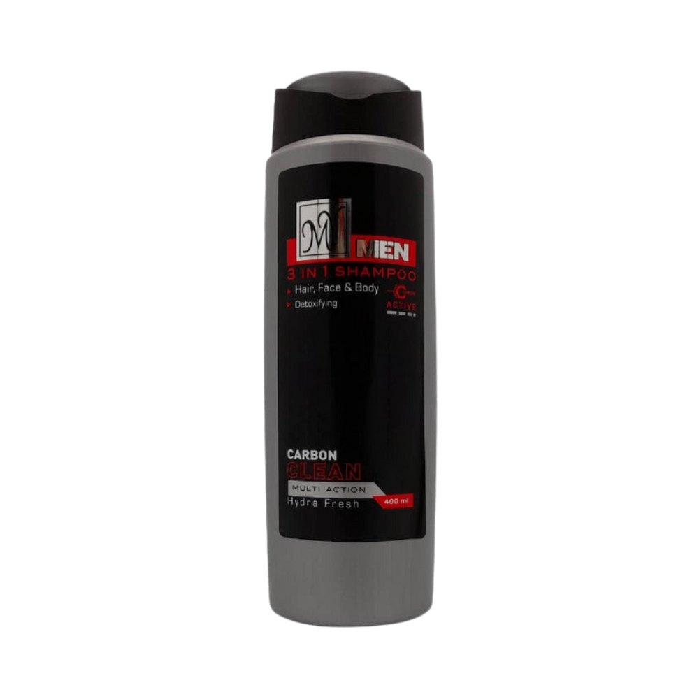 M .Y Carbon Clean 3 In 1 Shampoo - 400ml | ام واي شامبو 3 في 1 بالكاربون - 400 مل