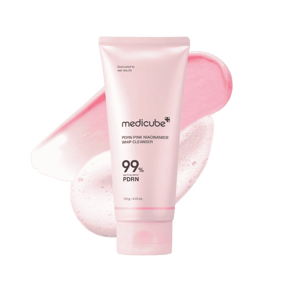 Medicube PDRN Pink Niacinamide Whip Cleanser - 120g | ميدي كيوب غسول بالنياسيناميد لتنظيف البشرة - 120 غرام