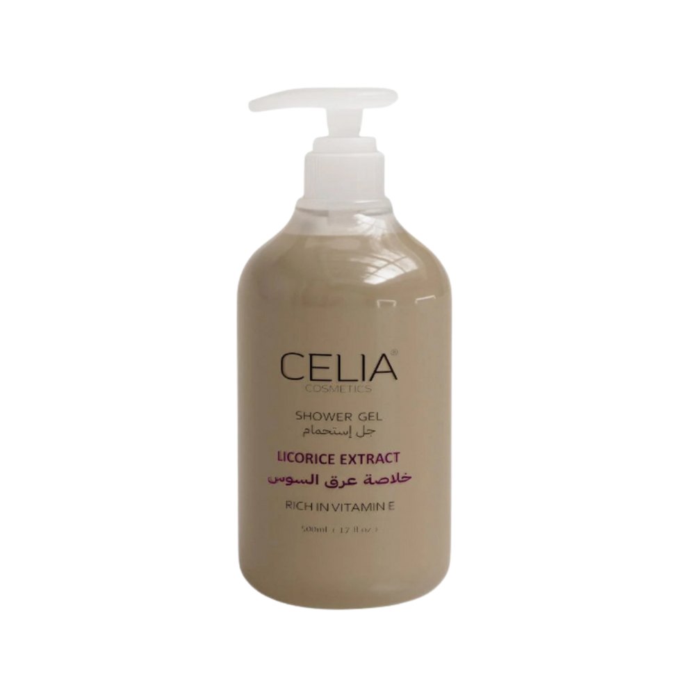 CELIA Shower Gel Licorice Extract - 500ml | سيليا جل استحمام بمستخلص عرق السوس - 500 مل