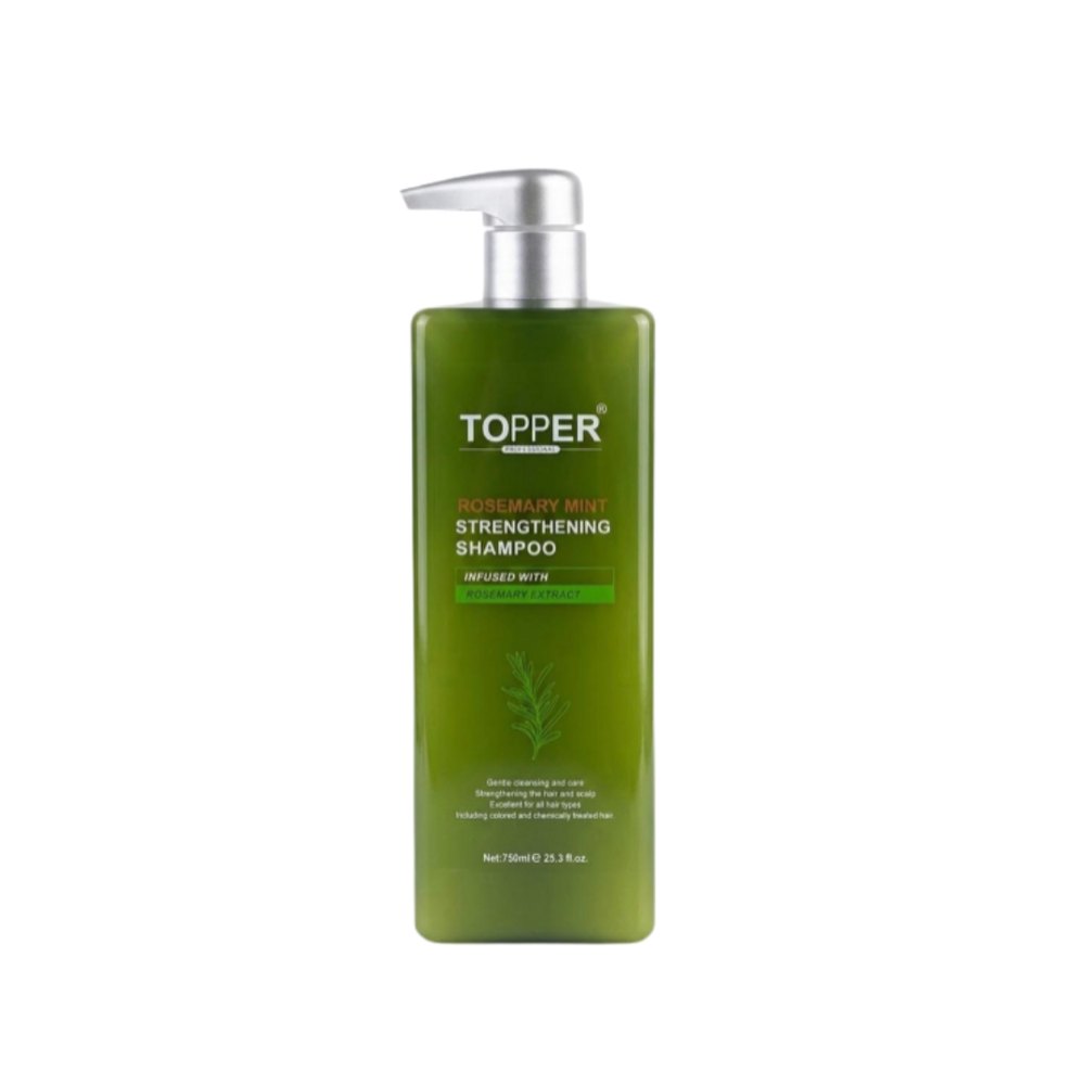 TOPPER PROFESSIONAL Rosemary Mint Strengthening Shampoo - 750ml | توبر شامبو مقوي روزماري ونعناع - 750مل