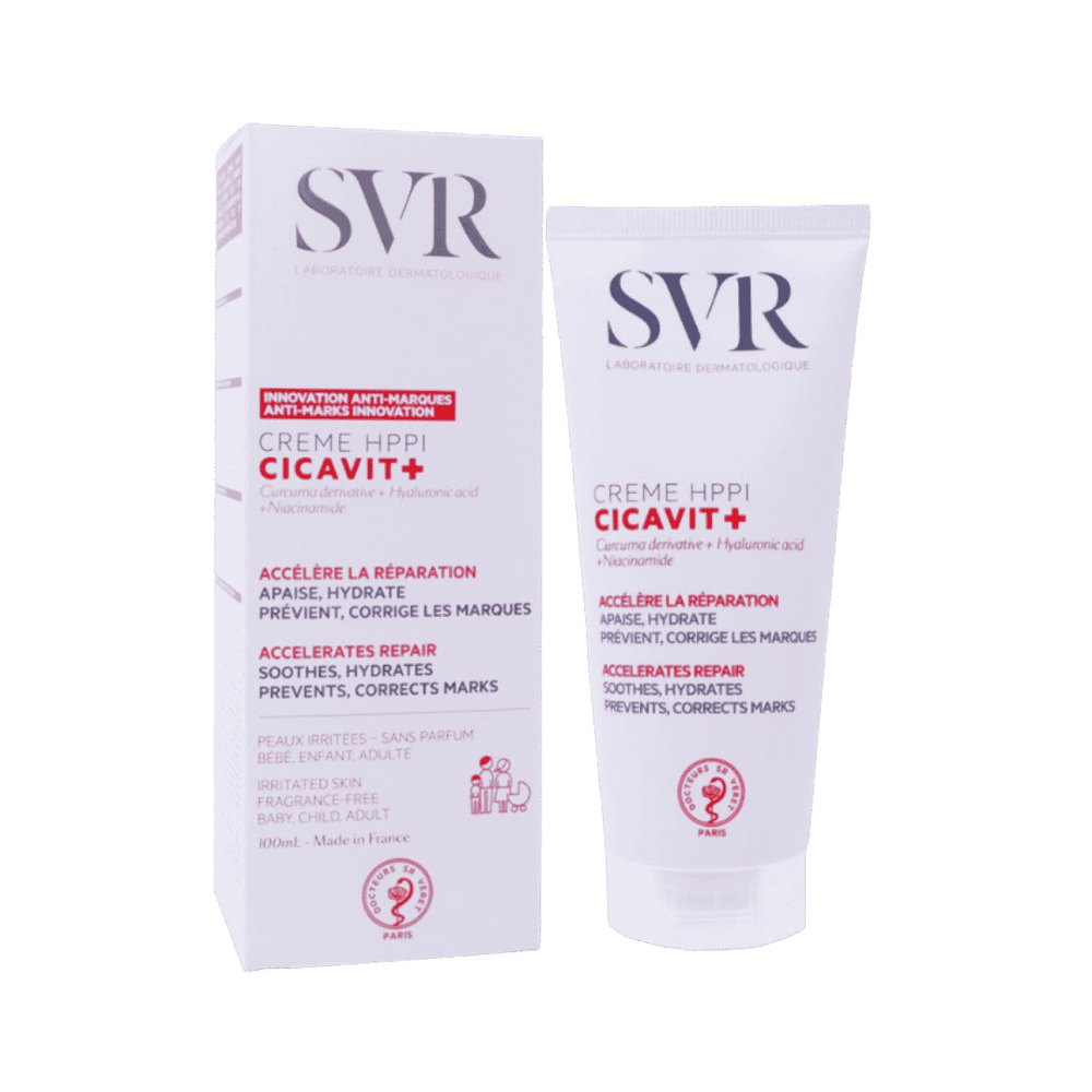 SVR Cicavit+ Creme HPPI Curcuma Derivative + Hyaluronic Acid + Niacinamide - 100ml | اس في ار كريم متعدد الاستخدامات - 100مل