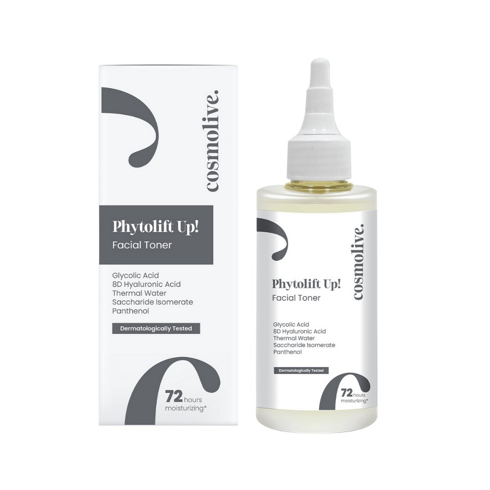 cosmolive Phytolift Up Facial Toner Glycolic Acid - 200ml | كوزمو لايف تونر بالجليكوليك اسيد - 200 مل