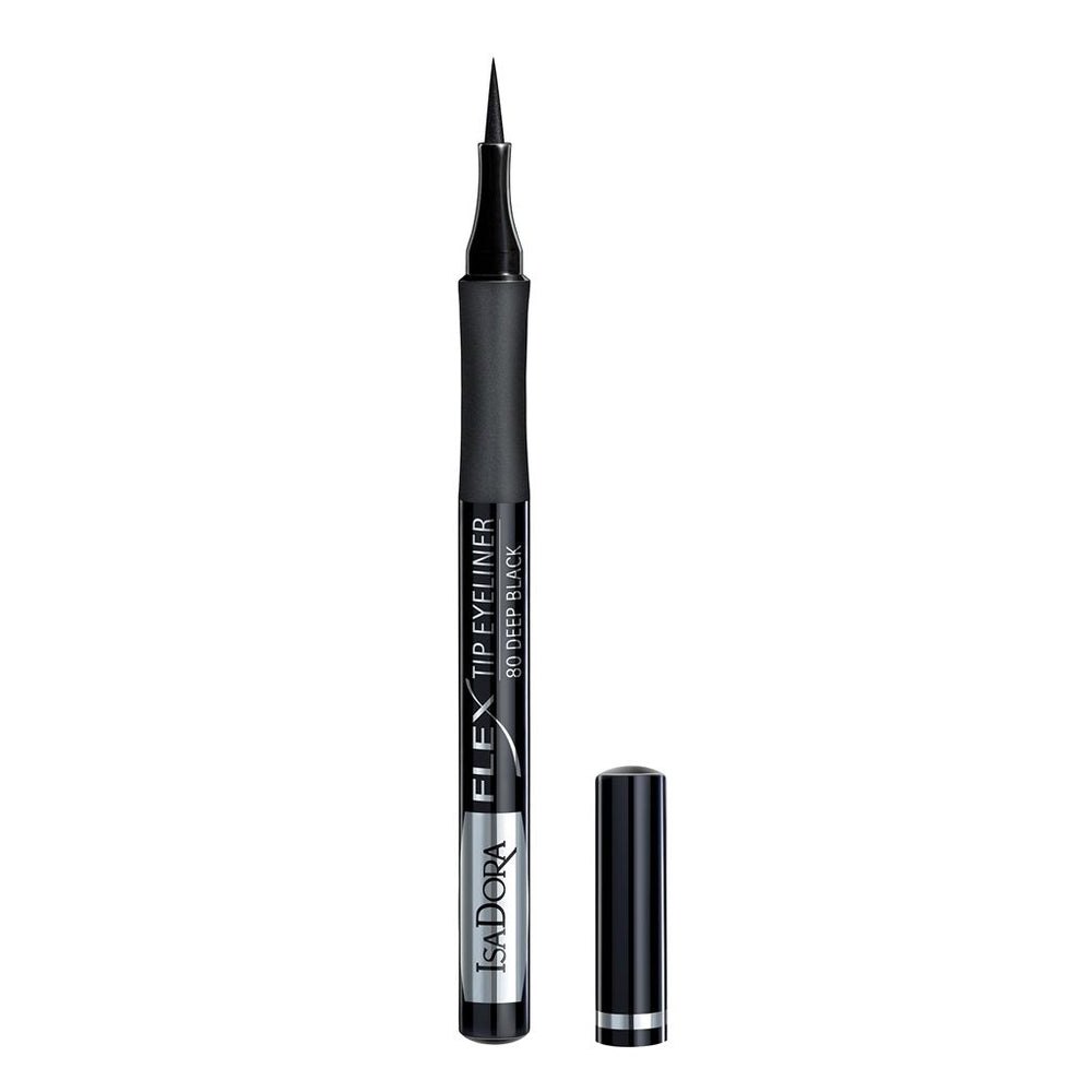 Isadora Flex Tip Eyeliner - Deep Black | ايزادورا كحل عيون اي لاينر فليكس تيب - أسود غامق